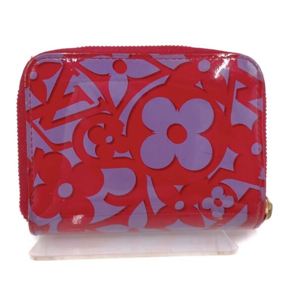 Louis Vuitton Ltd Edition Sweet Monogram Pink Purple Vernis Zippy Wallet Coin - Picture 7 of 7